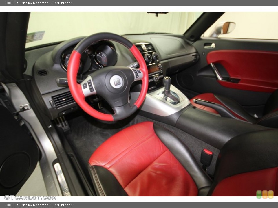 Red Interior Prime Interior for the 2008 Saturn Sky Roadster #74430751