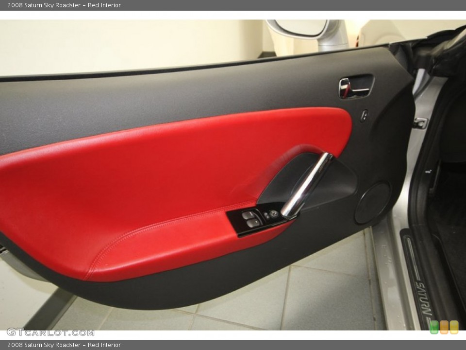 Red Interior Door Panel for the 2008 Saturn Sky Roadster #74430846