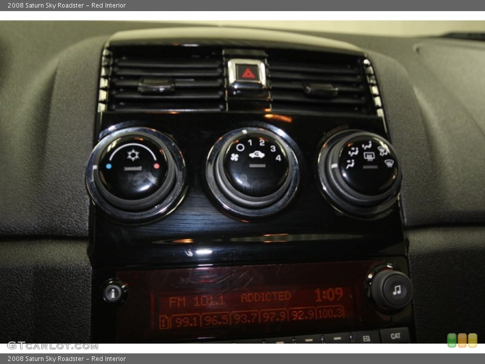 Red Interior Controls for the 2008 Saturn Sky Roadster #74430881
