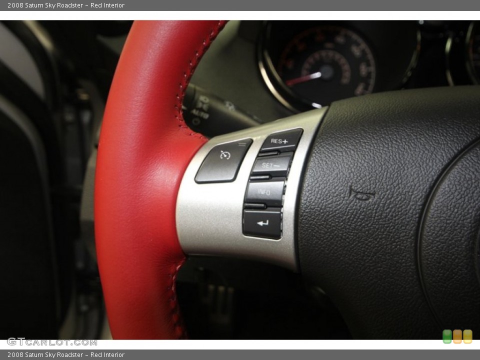 Red Interior Controls for the 2008 Saturn Sky Roadster #74430922