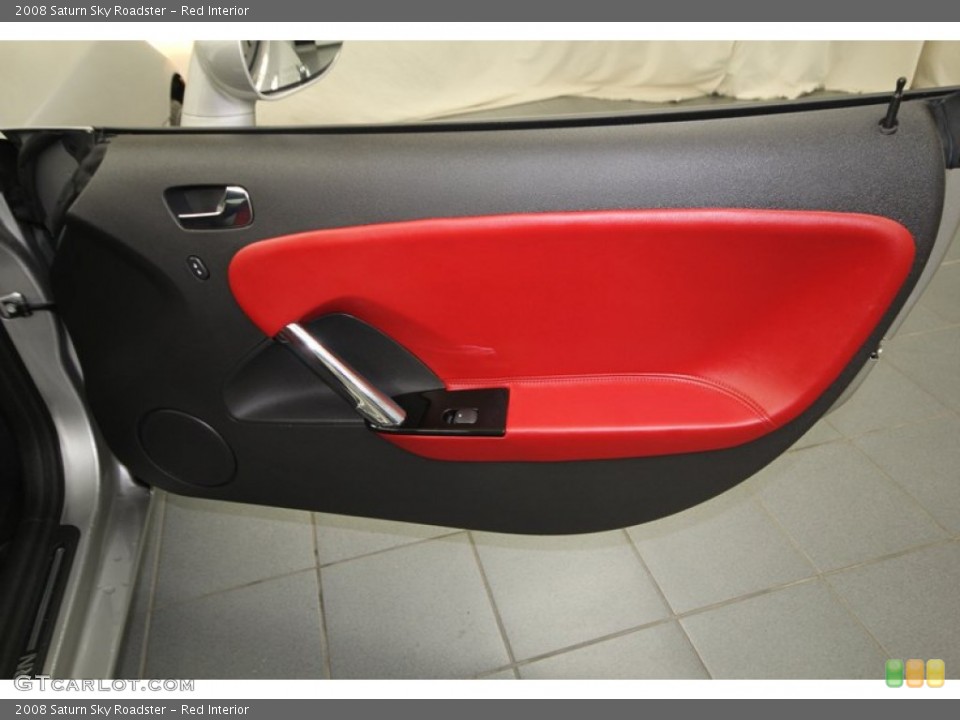 Red Interior Door Panel for the 2008 Saturn Sky Roadster #74430958