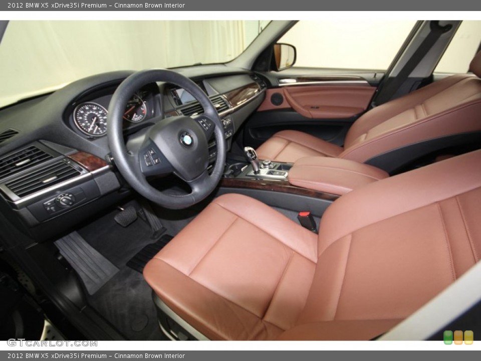 Cinnamon Brown Interior Front Seat for the 2012 BMW X5 xDrive35i Premium #74432047