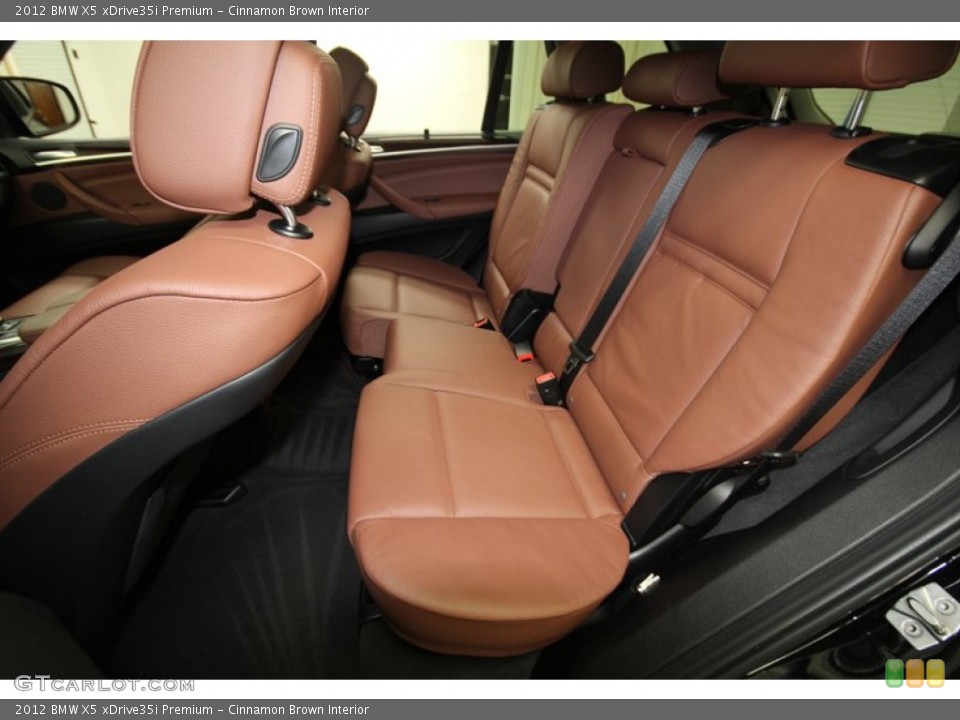 Cinnamon Brown Interior Rear Seat for the 2012 BMW X5 xDrive35i Premium #74432050