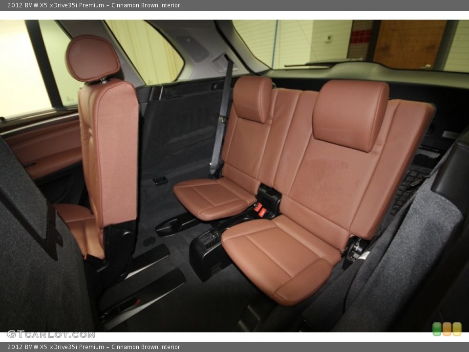 Cinnamon Brown Interior Rear Seat for the 2012 BMW X5 xDrive35i Premium #74432053