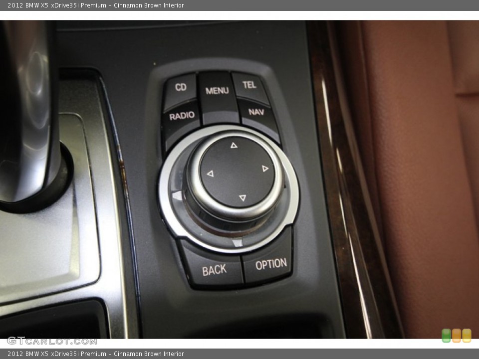 Cinnamon Brown Interior Controls for the 2012 BMW X5 xDrive35i Premium #74432077