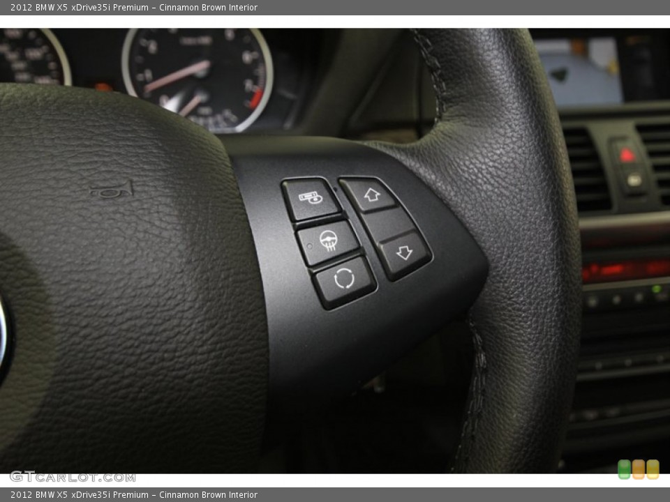 Cinnamon Brown Interior Controls for the 2012 BMW X5 xDrive35i Premium #74432086