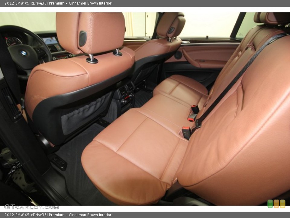 Cinnamon Brown Interior Rear Seat for the 2012 BMW X5 xDrive35i Premium #74432092