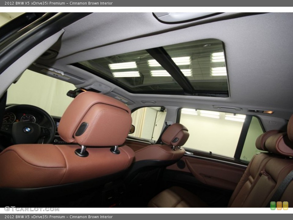 Cinnamon Brown Interior Sunroof for the 2012 BMW X5 xDrive35i Premium #74432095