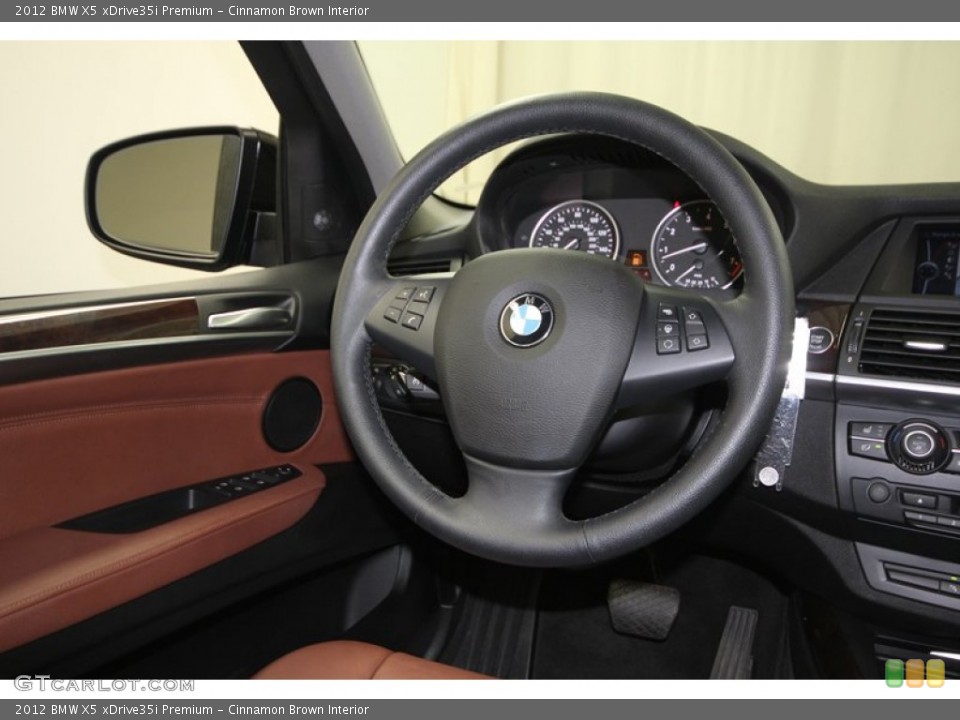 Cinnamon Brown Interior Steering Wheel for the 2012 BMW X5 xDrive35i Premium #74432101