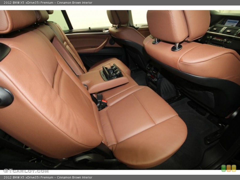 Cinnamon Brown Interior Rear Seat for the 2012 BMW X5 xDrive35i Premium #74432116