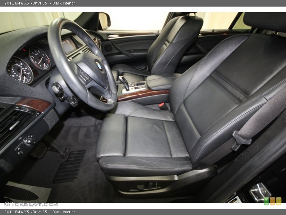 Black Interior Front Seat for the 2011 BMW X5 xDrive 35i #74432587