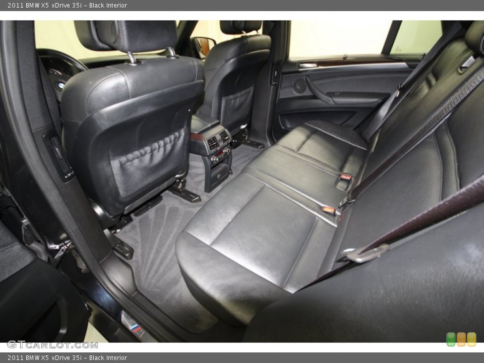 Black Interior Rear Seat for the 2011 BMW X5 xDrive 35i #74432671