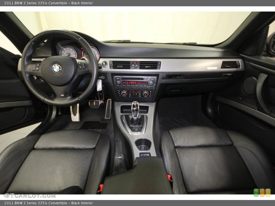 Black Interior Dashboard for the 2011 BMW 3 Series 335is Convertible #74432845