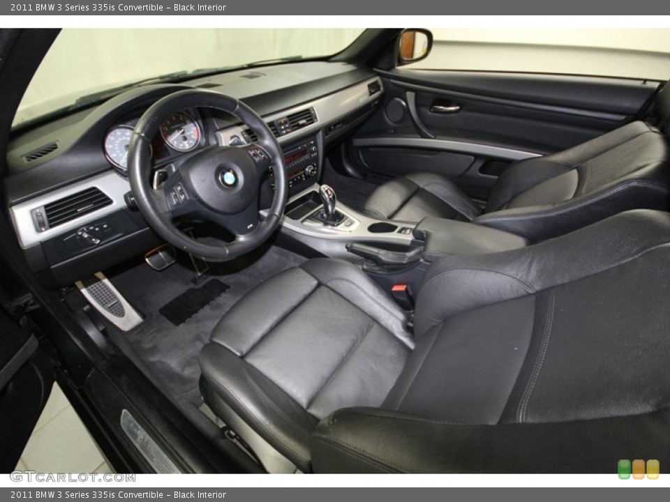 Black Interior Prime Interior for the 2011 BMW 3 Series 335is Convertible #74432875