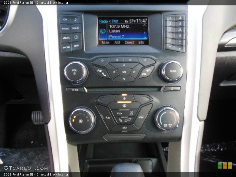 Charcoal Black Interior Controls for the 2013 Ford Fusion SE #74436039