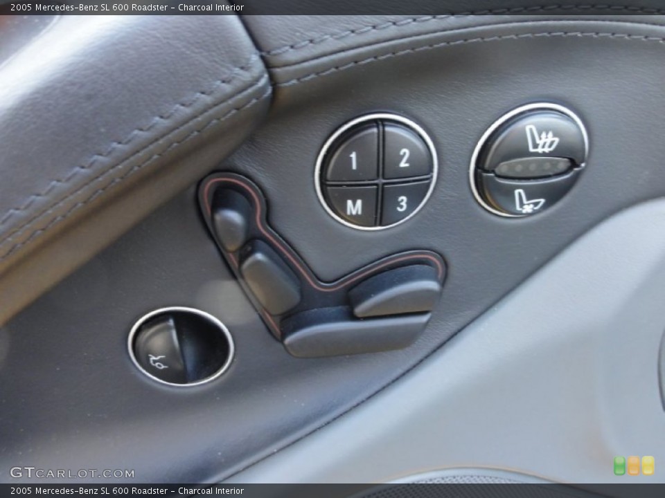 Charcoal Interior Controls for the 2005 Mercedes-Benz SL 600 Roadster #74436620