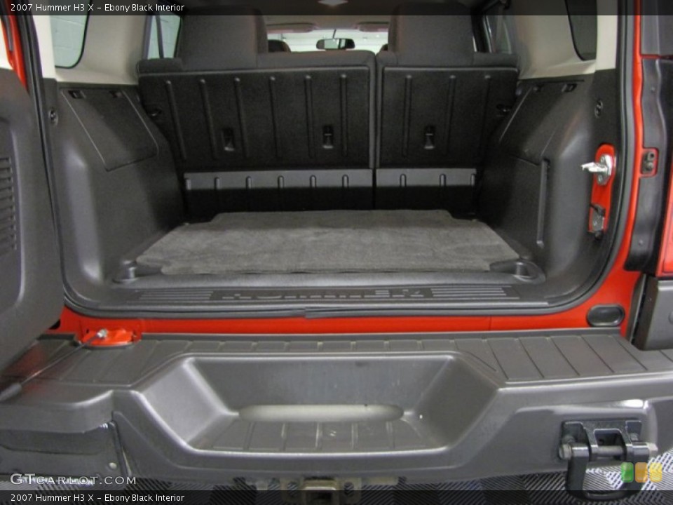 Ebony Black Interior Trunk for the 2007 Hummer H3 X #74437436