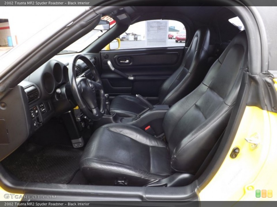 Black Interior Photo for the 2002 Toyota MR2 Spyder Roadster #74437675