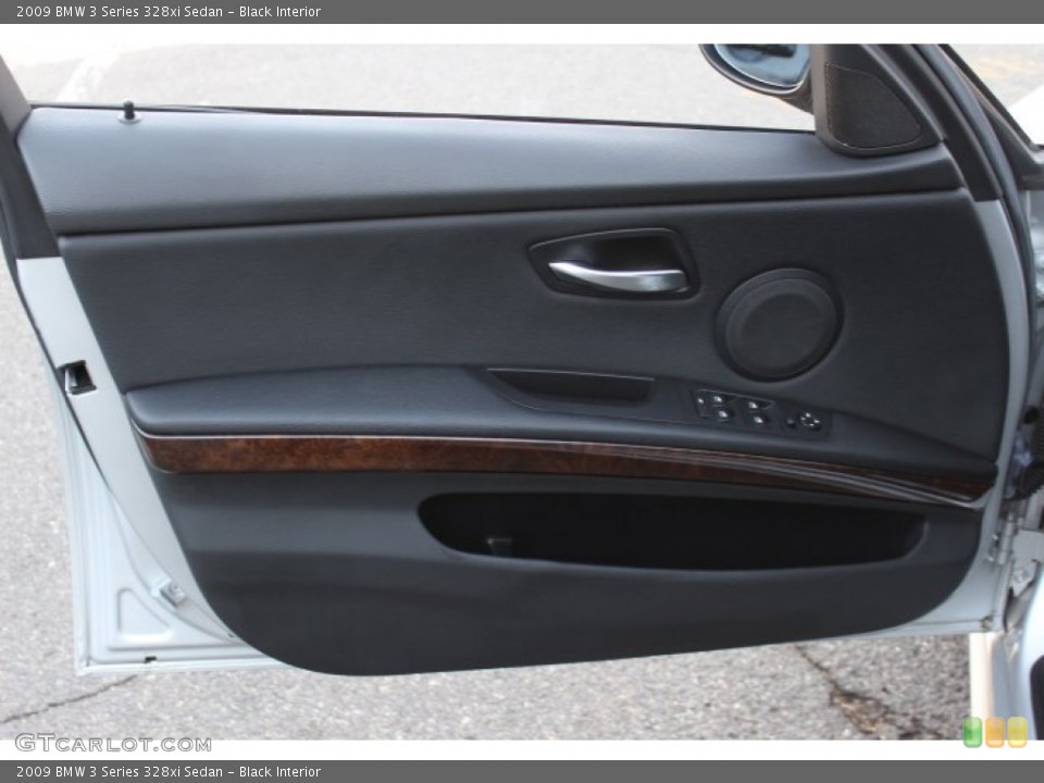 Black Interior Door Panel for the 2009 BMW 3 Series 328xi Sedan #74438192