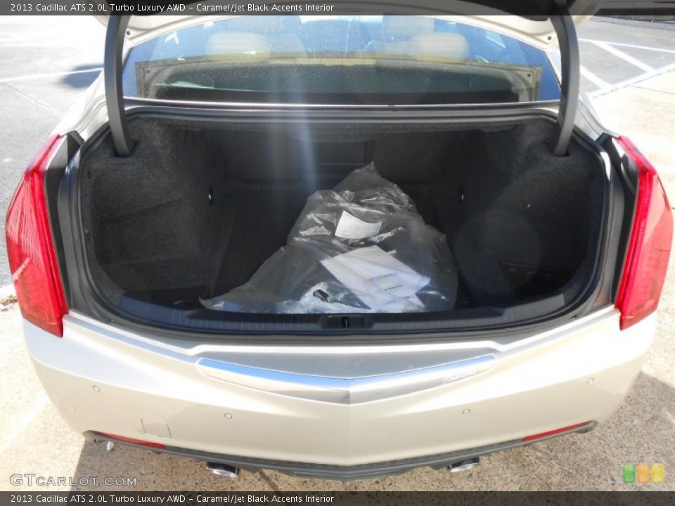Caramel/Jet Black Accents Interior Trunk for the 2013 Cadillac ATS 2.0L Turbo Luxury AWD #74438957