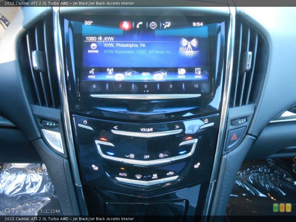 Jet Black/Jet Black Accents Interior Controls for the 2013 Cadillac ATS 2.0L Turbo AWD #74441153