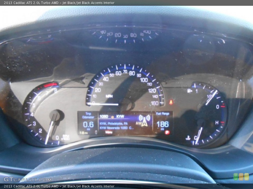 Jet Black/Jet Black Accents Interior Gauges for the 2013 Cadillac ATS 2.0L Turbo AWD #74441222