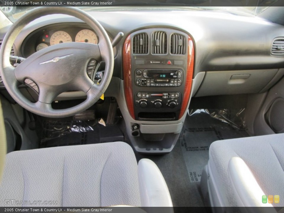 Medium Slate Gray Interior Dashboard for the 2005 Chrysler Town & Country LX #74441636