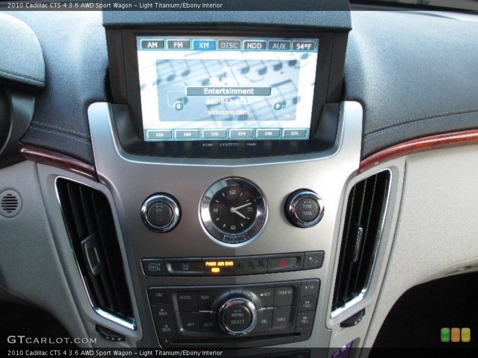 Light Titanium/Ebony Interior Controls for the 2010 Cadillac CTS 4 3.6 AWD Sport Wagon #74442629