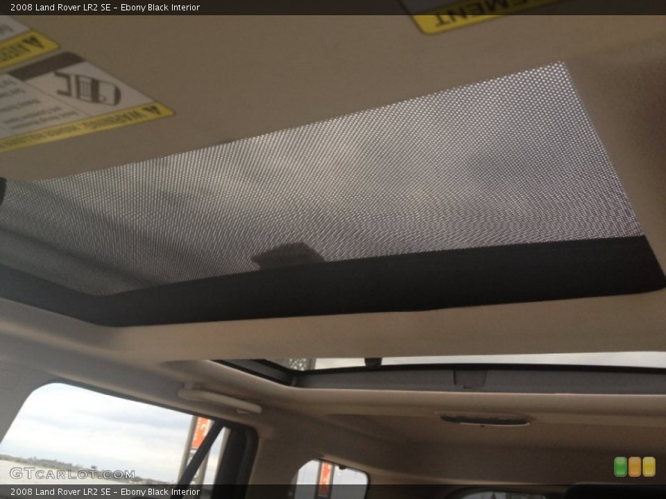 Ebony Black Interior Sunroof for the 2008 Land Rover LR2 SE #74443187