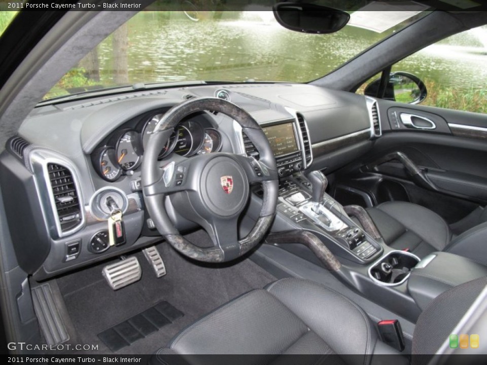 Black Interior Prime Interior for the 2011 Porsche Cayenne Turbo #74443318