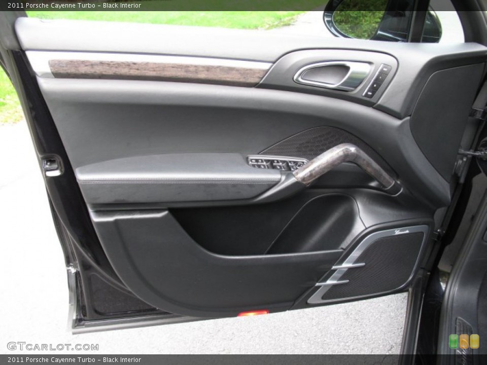 Black Interior Door Panel for the 2011 Porsche Cayenne Turbo #74443337
