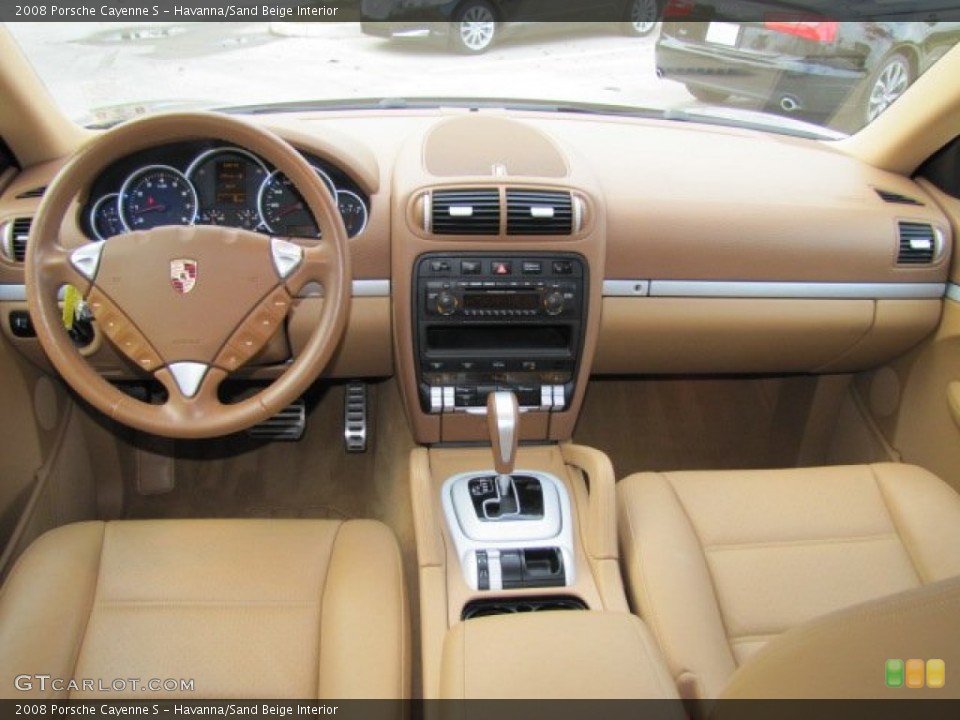 Havanna/Sand Beige Interior Dashboard for the 2008 Porsche Cayenne S #74443373