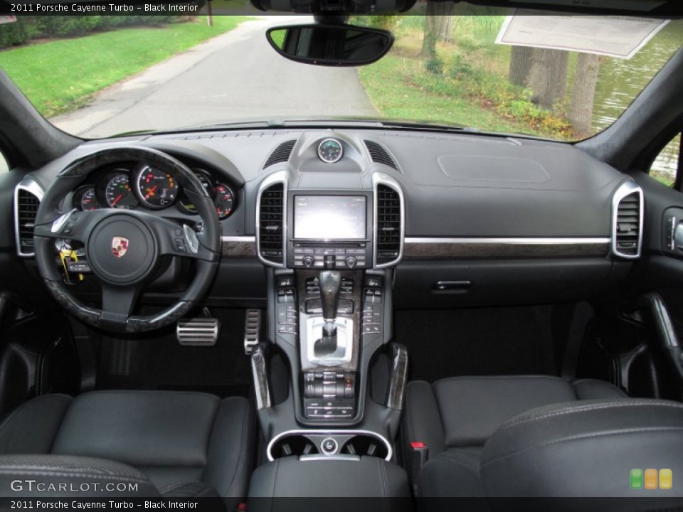 Black Interior Dashboard for the 2011 Porsche Cayenne Turbo #74443388