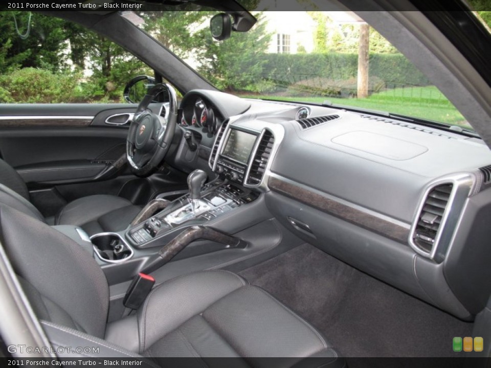 Black Interior Dashboard for the 2011 Porsche Cayenne Turbo #74443469