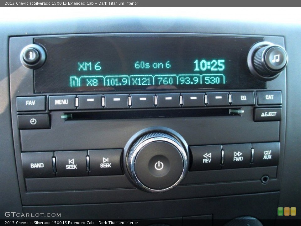 Dark Titanium Interior Audio System for the 2013 Chevrolet Silverado 1500 LS Extended Cab #74443544