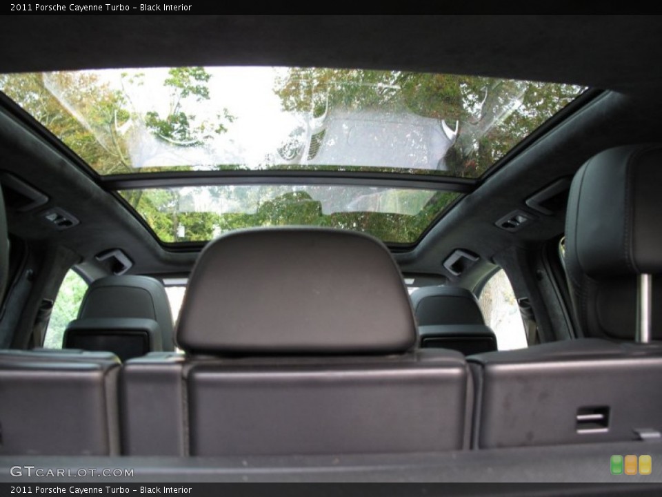 Black Interior Sunroof for the 2011 Porsche Cayenne Turbo #74443577