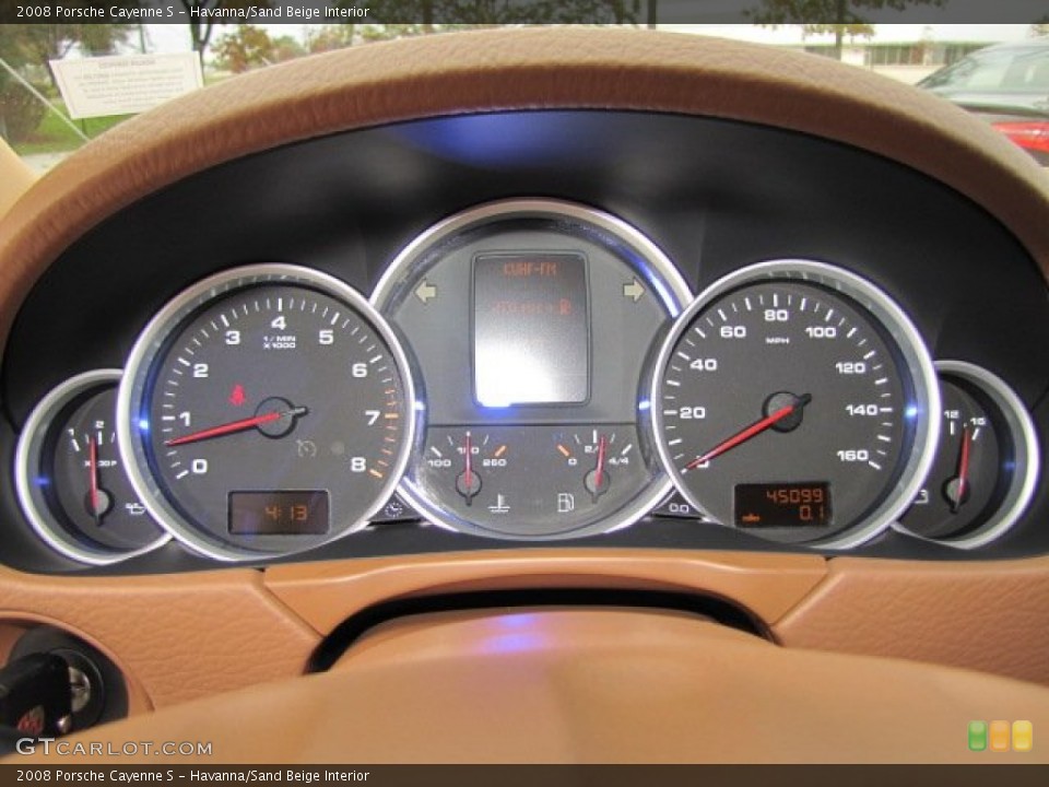 Havanna/Sand Beige Interior Gauges for the 2008 Porsche Cayenne S #74443639