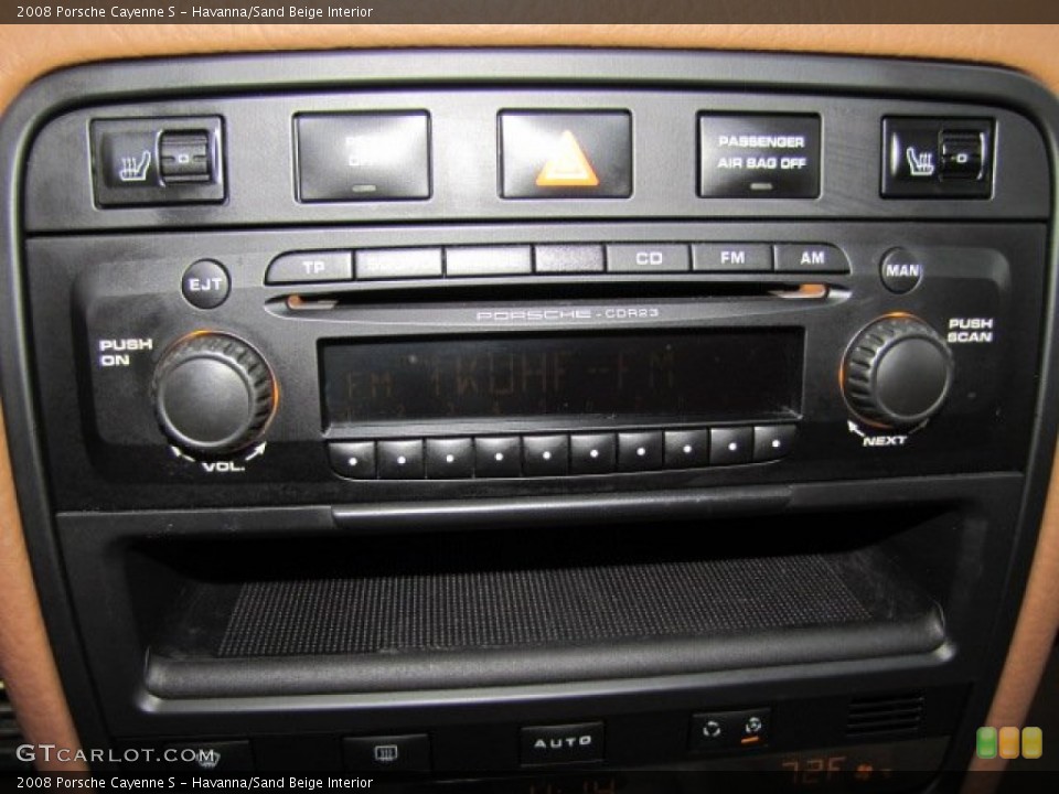 Havanna/Sand Beige Interior Audio System for the 2008 Porsche Cayenne S #74443690