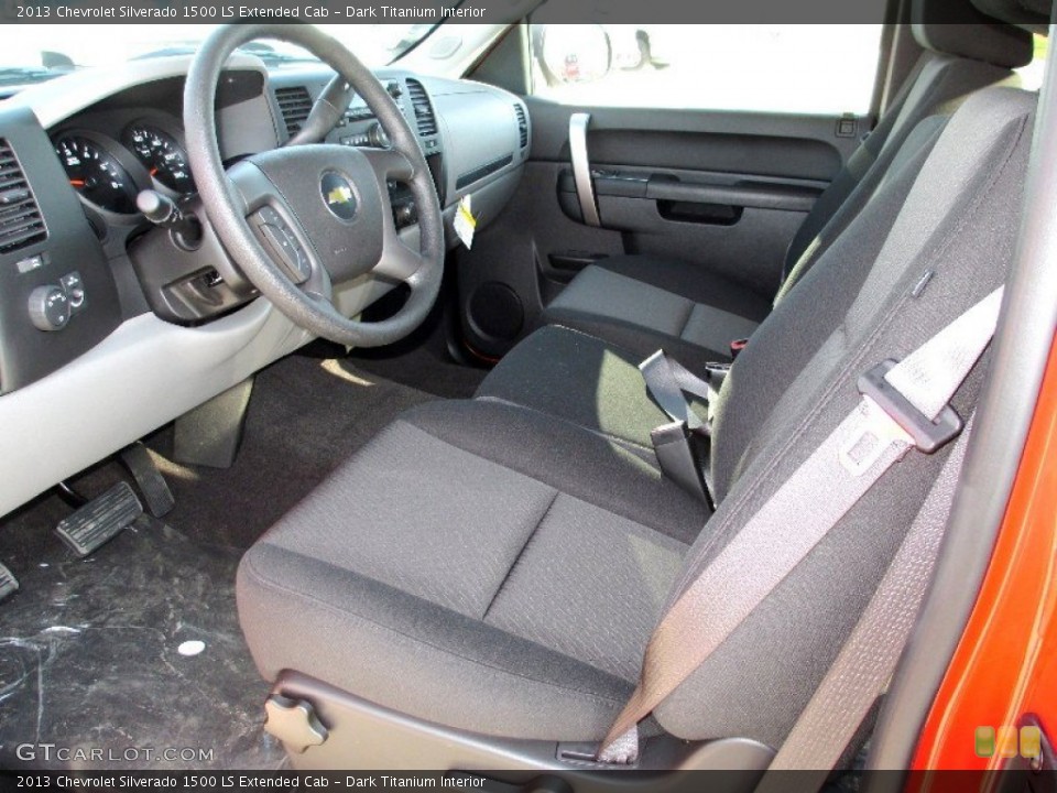 Dark Titanium Interior Photo for the 2013 Chevrolet Silverado 1500 LS Extended Cab #74443787