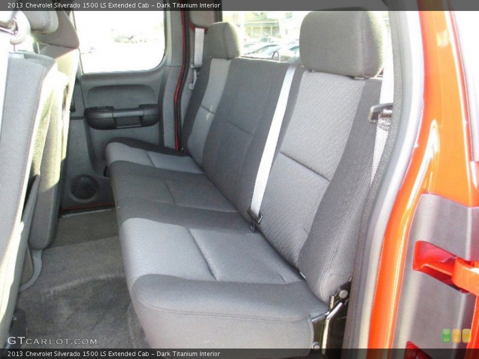 Dark Titanium Interior Rear Seat for the 2013 Chevrolet Silverado 1500 LS Extended Cab #74443808