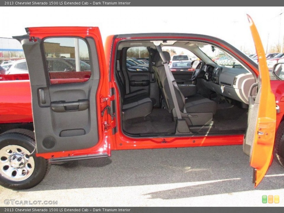 Dark Titanium Interior Photo for the 2013 Chevrolet Silverado 1500 LS Extended Cab #74443859