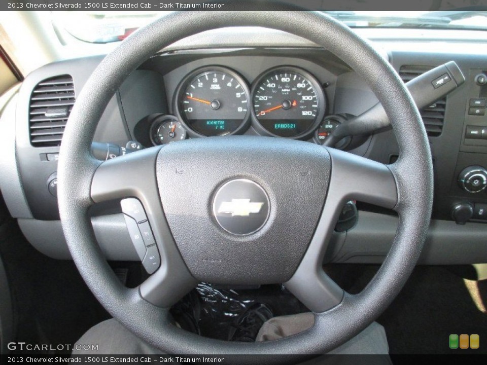 Dark Titanium Interior Steering Wheel for the 2013 Chevrolet Silverado 1500 LS Extended Cab #74443891