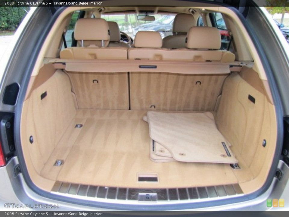 Havanna/Sand Beige Interior Trunk for the 2008 Porsche Cayenne S #74443914