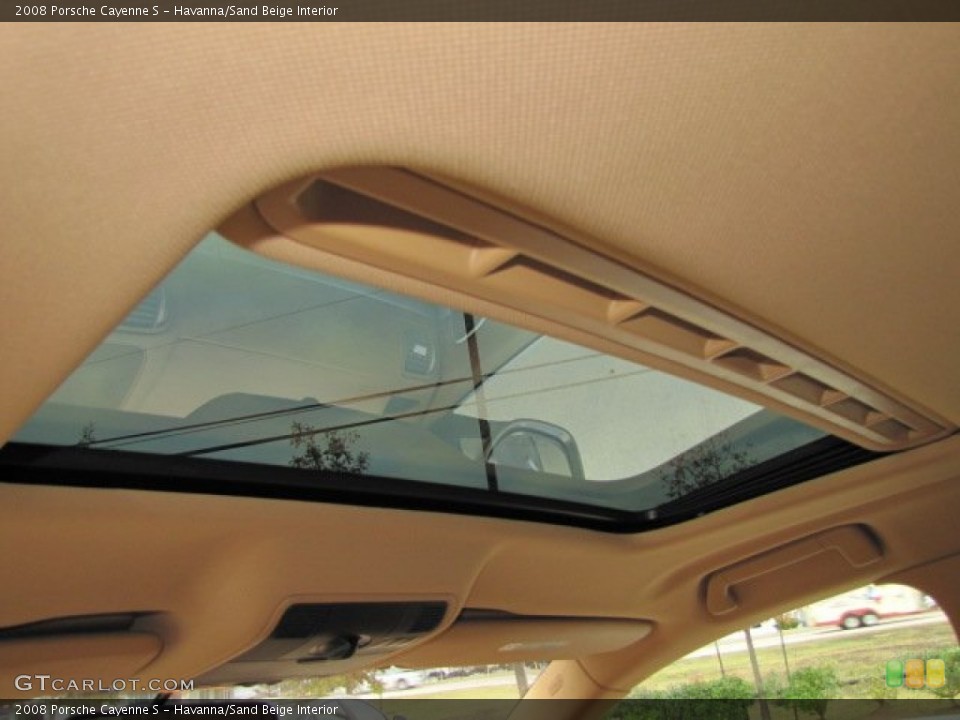 Havanna/Sand Beige Interior Sunroof for the 2008 Porsche Cayenne S #74444056