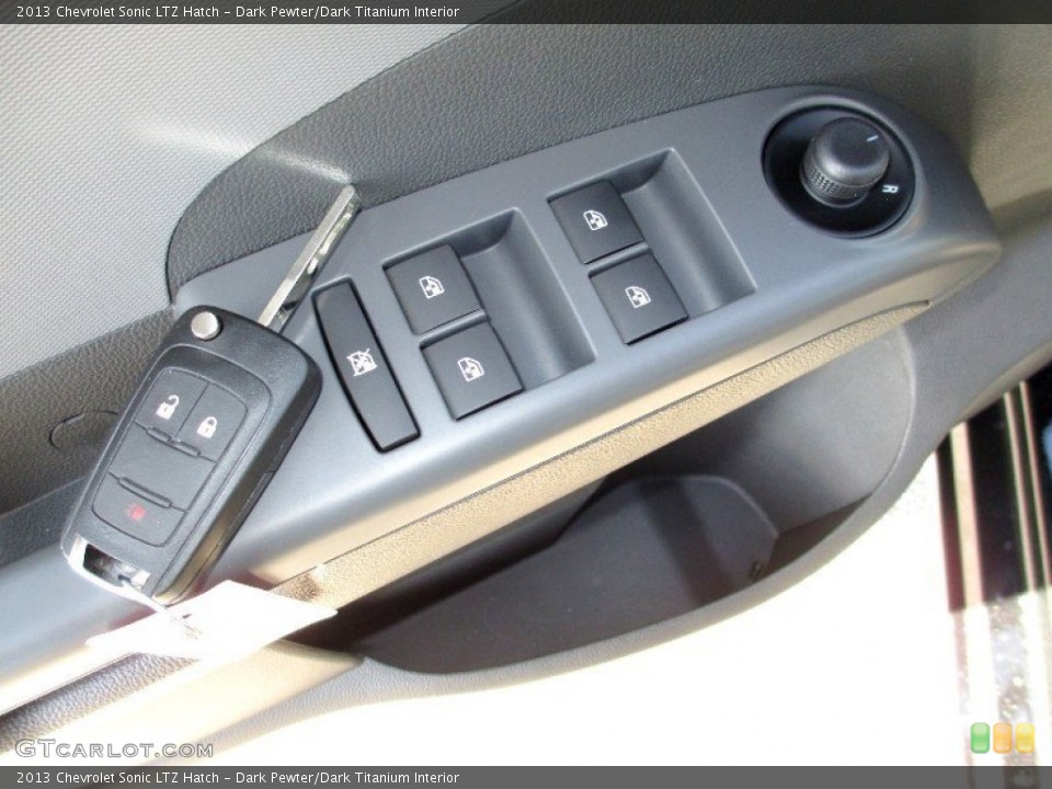 Dark Pewter/Dark Titanium Interior Controls for the 2013 Chevrolet Sonic LTZ Hatch #74444086
