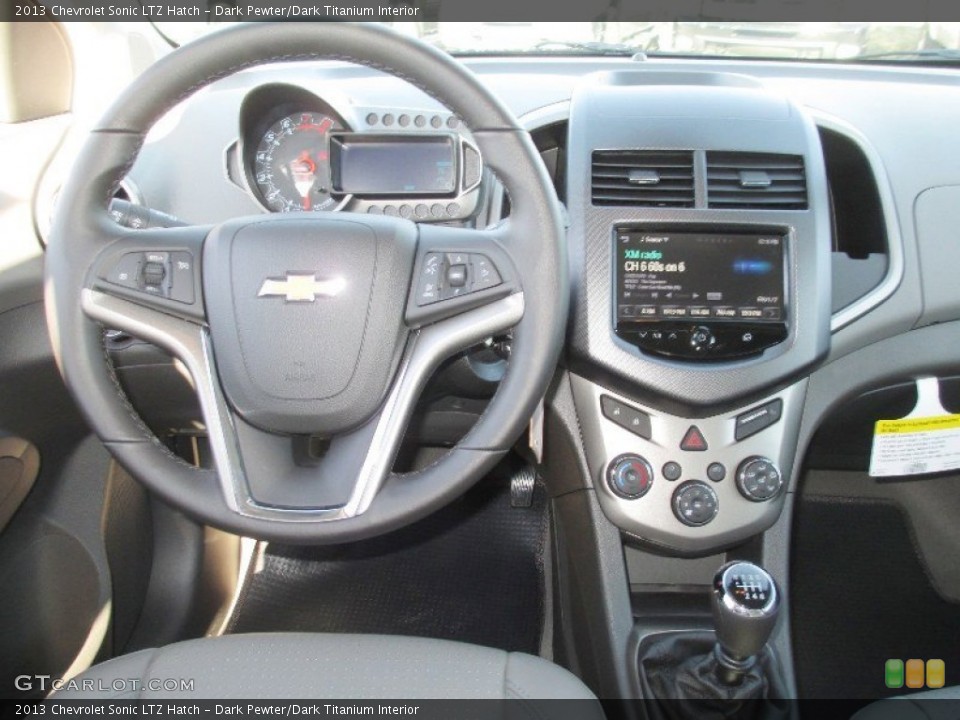 Dark Pewter/Dark Titanium Interior Dashboard for the 2013 Chevrolet Sonic LTZ Hatch #74444140