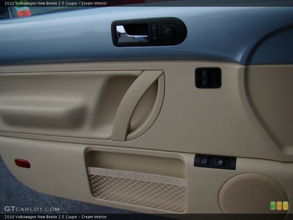 Cream Interior Door Panel for the 2010 Volkswagen New Beetle 2.5 Coupe #74444235