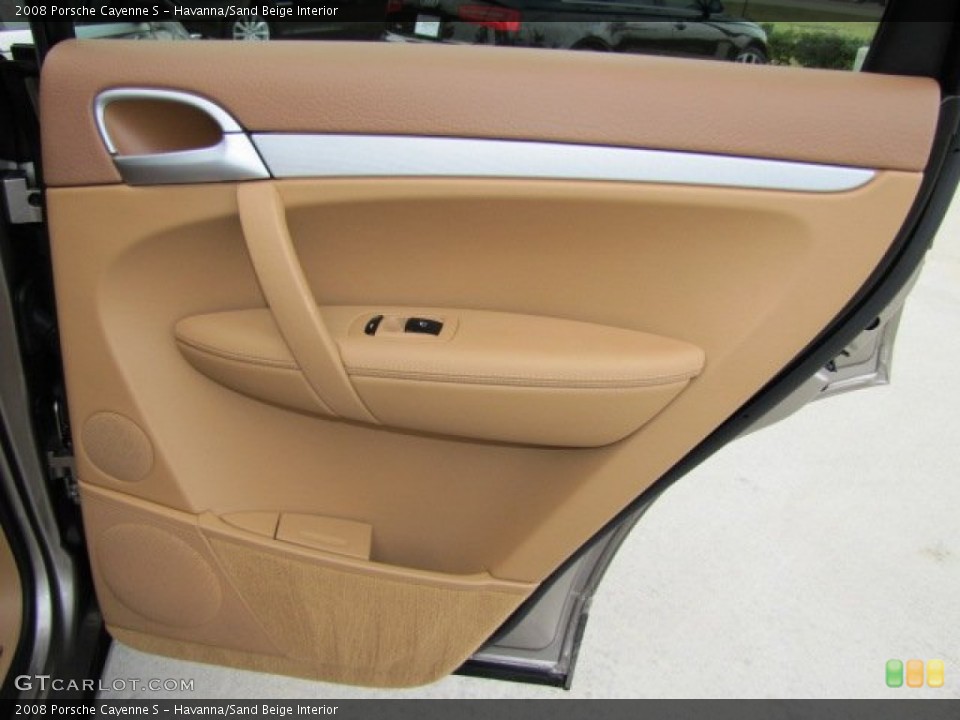 Havanna/Sand Beige Interior Door Panel for the 2008 Porsche Cayenne S #74444273