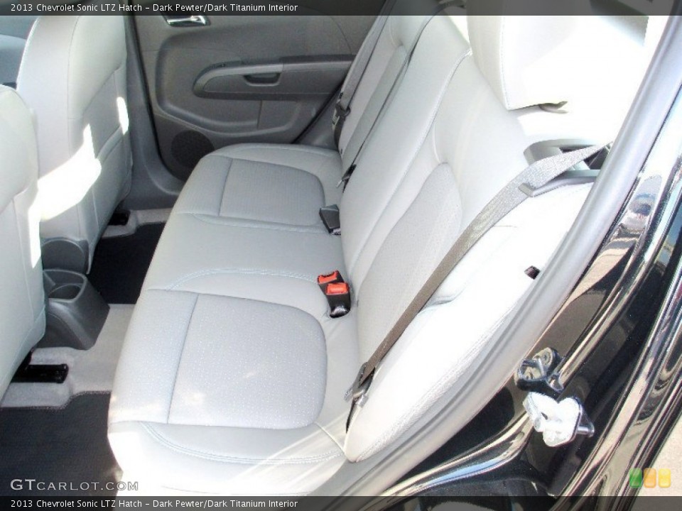 Dark Pewter/Dark Titanium Interior Rear Seat for the 2013 Chevrolet Sonic LTZ Hatch #74444497