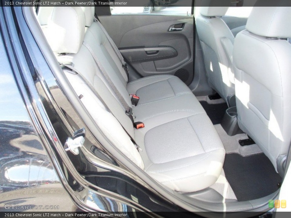 Dark Pewter/Dark Titanium Interior Rear Seat for the 2013 Chevrolet Sonic LTZ Hatch #74444547